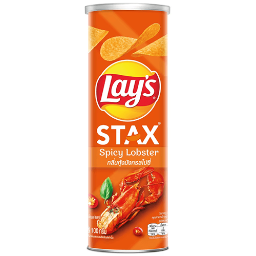 lays stax ກຸ້ງມັງກອນເຜັດ 103 g