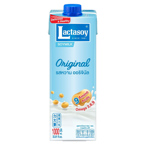 Lactasoy Soy Milk UHT Sweet Flavored 1000ml