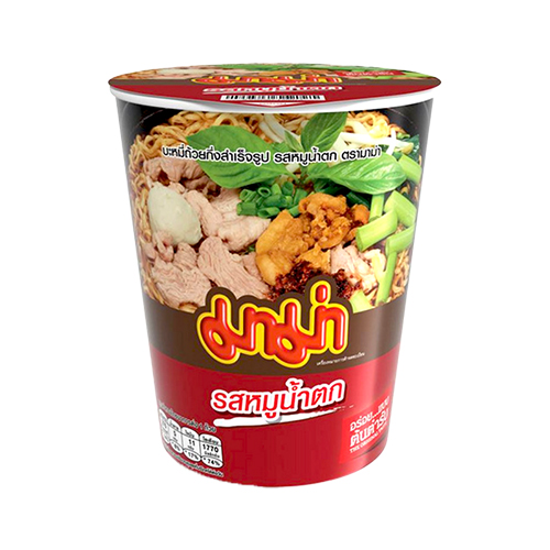 Mama Instant Cup Noodles Moo Nam Tok Flavour 60g