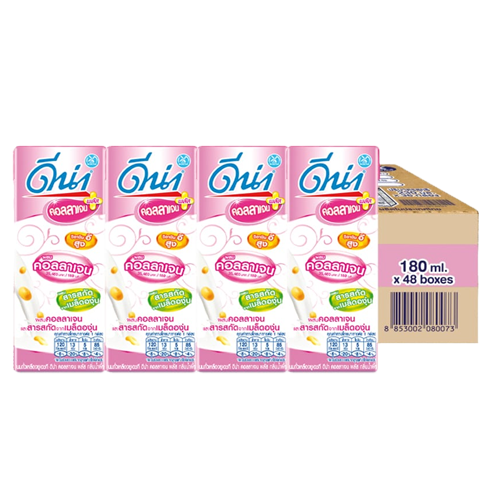 DNA UHT Soy Milk Drink with Collagen 180ml 1x4x12