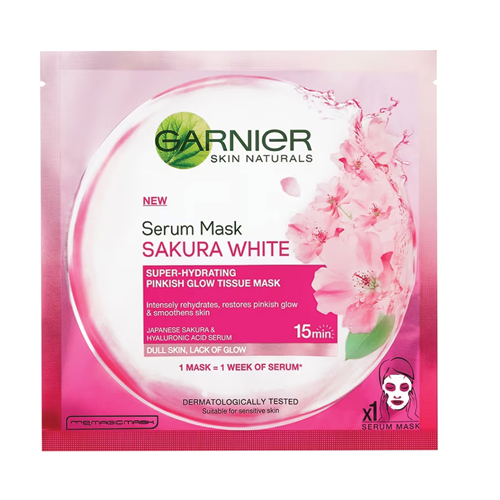 Garnier Sakura Glow Hyaluron Serum Mask 28g