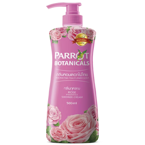 Parrot Botanicals Shower Cream Sweet Pink Rose Fragrance 500ml 1+1 Rose