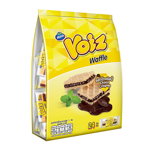 Voiz Waffle Choco Crispy 8g