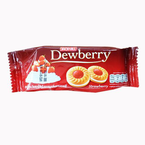 Jack & Jill Dewberry Strawberry Flavoured Jam Sandwich Cookies 27g