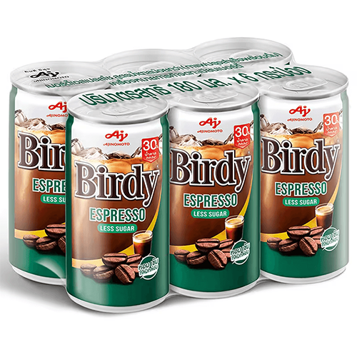 Birdy Espresso Coffee Green 180ml 1x6