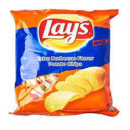 Lay's Ridged Potato Chips Extra Barbecue Flavor 13g / (件)