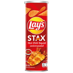 lays stax ໝຶກຢ້າງຮັອດຊີລີ 103 g / (หน่วย)