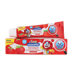 ®Kodomo Strawberry Toothpaste Kids 65g / (หน่วย)