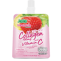 Jele Beautie Jelly Carrageenan with Collagen Mixed Fruit Juice 140g / (단위)