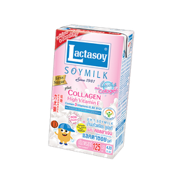 Lactasoy Light Soy Milk UHT Collagen Fiber 125ml / (Unit)