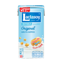 Lactasoy Soy Milk UHT Sweet Flavored 300ml / (หน่วย)