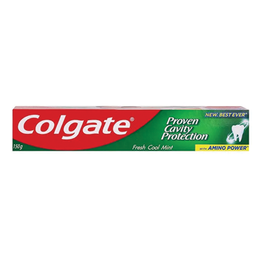 Colgate Toothpaste Proven Cavity Protechtion Fresh Cool Mint 150g / (Unit)