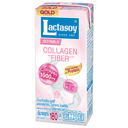 I1 Lactasoy Gold Series Soy Milk UHT Collagen Fiber 180ml / (件)