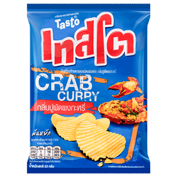 Tasto Potato Chips Crab Curry Flavored 46g / (Unit)